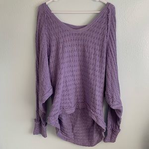 Free People Purple Sweater